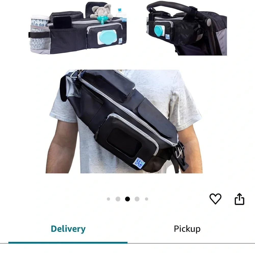lil & mil stroller organizer